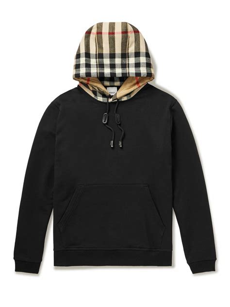 burberry london hoodie|burberry black sweatshirt with check.